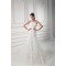 Sleeveless Strapless Satin Lace Fine Netting Wedding Dresses 2031351