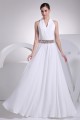 A-Line Halter Beaded Chiffon Sleeveless Wedding Dresses 2030136 A-Line Halter Beaded Chiffon Sleeveless Wedding Dresses 2030136
