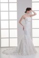 Soft Sweetheart Satin Lace Mermaid/Trumpet Beautiful Wedding Dresses 2031361