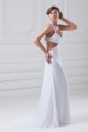 Spaghetti Straps Chiffon Satin Sleeveless Wedding Dresses 2031362
