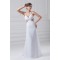 Spaghetti Straps Chiffon Satin Sleeveless Wedding Dresses 2031362