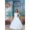 Strapless Ball Gown Satin Fine Netting Sleeveless Wedding Dresses 2031363