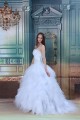 Strapless Ball Gown Sleeveless Satin Beaded Wedding Dresses 2031364