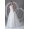 Strapless Ball Gown Sleeveless Satin Organza Wedding Dresses 2031365