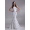 Strapless Satin Lace Mermaid/Trumpet Sleeveless Wedding Dresses 2031366