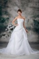 Strapless Satin Organza Sleeveless A-Line Lace Wedding Dresses 2031369 Strapless Satin Organza Sleeveless A-Line Lace Wedding Dresses 2031369