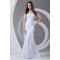 Trumpet/Mermaid Strapless Chiffon Beaded Wedding Dresses 2031371