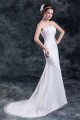 Strapless Sleeveless Mermaid/Trumpet Satin Fine Netting Wedding Dresses 2031372 Strapless Sleeveless Mermaid/Trumpet Satin Fine Netting Wedding Dresses 2031372