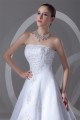 Strapless Sleeveless Satin A-Line Most Beautiful Wedding Dresses 2031373 Strapless Sleeveless Satin A-Line Most Beautiful Wedding Dresses 2031373