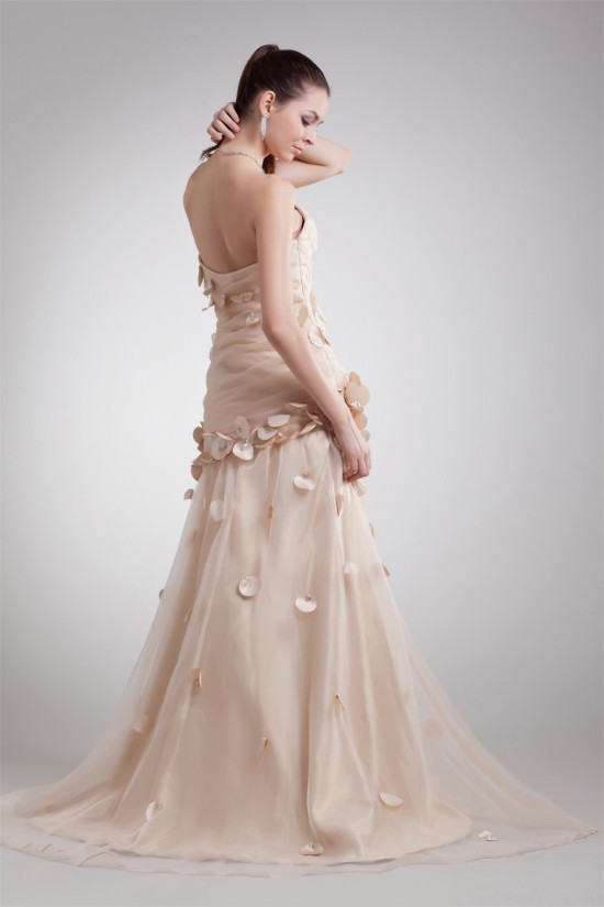 Sweetheart A-Line Sleeveless Satin Organza Wedding Dresses 2031378 Sweetheart A-Line Sleeveless Satin Organza Wedding Dresses 2031378