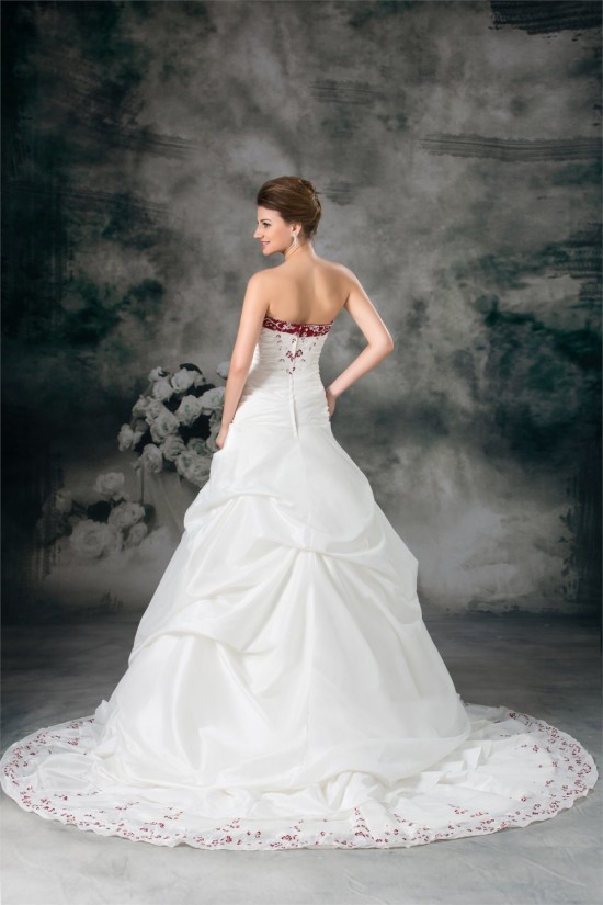 Sweetheart A-Line Sleeveless Taffeta Wedding Dresses 2031379 Sweetheart A-Line Sleeveless Taffeta Wedding Dresses 2031379