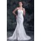 Sweetheart Satin Lace Mermaid/Trumpet Embellished Wedding Dresses 2031385