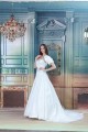 Sweetheart Sleeveless A-Line Satin Wedding Dresses with Jacket 2031390