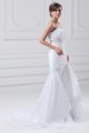 Sweetheart Sleeveless Mermaid/Trumpet Lace Taffeta Embellished Wedding Dresses 2031392 Sweetheart Sleeveless Mermaid/Trumpet Lace Taffeta Embellished Wedding Dresses 2031392