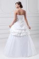 Sweetheart Sleeveless Satin Organza Taffeta Wedding Dresses 2031395