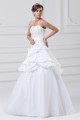 Sweetheart Sleeveless Satin Organza Taffeta Wedding Dresses 2031395