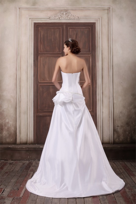 Taffeta A-Line Soft Sweetheart Sleeveless Sweet Wedding Dresses 2031397 Taffeta A-Line Soft Sweetheart Sleeveless Sweet Wedding Dresses 2031397