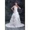 Taffeta Sleeveless A-Line Sweetheart Lace Wedding Dresses 2031402