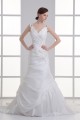 Taffeta Sleeveless Mermaid/Trumpet V-Neck Beaded Wedding Dresses 2031403 Taffeta Sleeveless Mermaid/Trumpet V-Neck Beaded Wedding Dresses 2031403