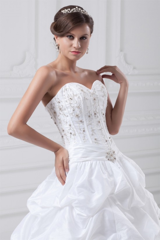 Taffeta Sweetheart Sleeveless Ball Gown Wedding Dresses 2031405 Taffeta Sweetheart Sleeveless Ball Gown Wedding Dresses 2031405
