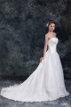 Unique Design A-Line Sleeveless Sweetheart Satin Sweet Wedding Dresses 2031407 Unique Design A-Line Sleeveless Sweetheart Satin Sweet Wedding Dresses 2031407