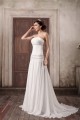 Unique Design Chiffon Elastic Woven Satin Strapless A-Line Wedding Dresses 2031408 Unique Design Chiffon Elastic Woven Satin Strapless A-Line Wedding Dresses 2031408