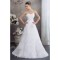 Fantastic Sleeveless A-Line Satin Organza Sweetheart Wedding Dresses 2030141