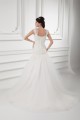 V-Neck Sleeveless A-Line Satin Fine Netting Lace Wedding Dresses 2031415 V-Neck Sleeveless A-Line Satin Fine Netting Lace Wedding Dresses 2031415