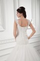 V-Neck Sleeveless A-Line Satin Fine Netting Lace Wedding Dresses 2031415 V-Neck Sleeveless A-Line Satin Fine Netting Lace Wedding Dresses 2031415