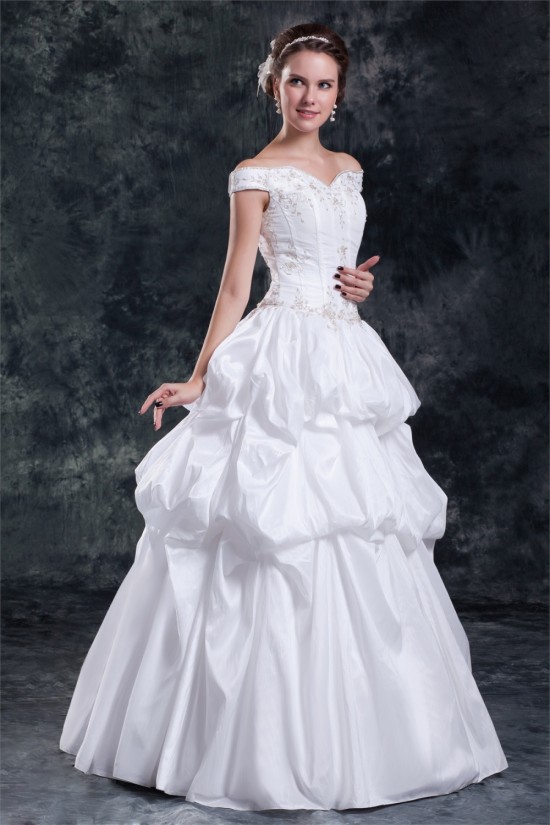 Wholesale Sleeveless Taffeta Off-the-Shoulder Ball Gown Wedding Dresses 2031420 Wholesale Sleeveless Taffeta Off-the-Shoulder Ball Gown Wedding Dresses 2031420