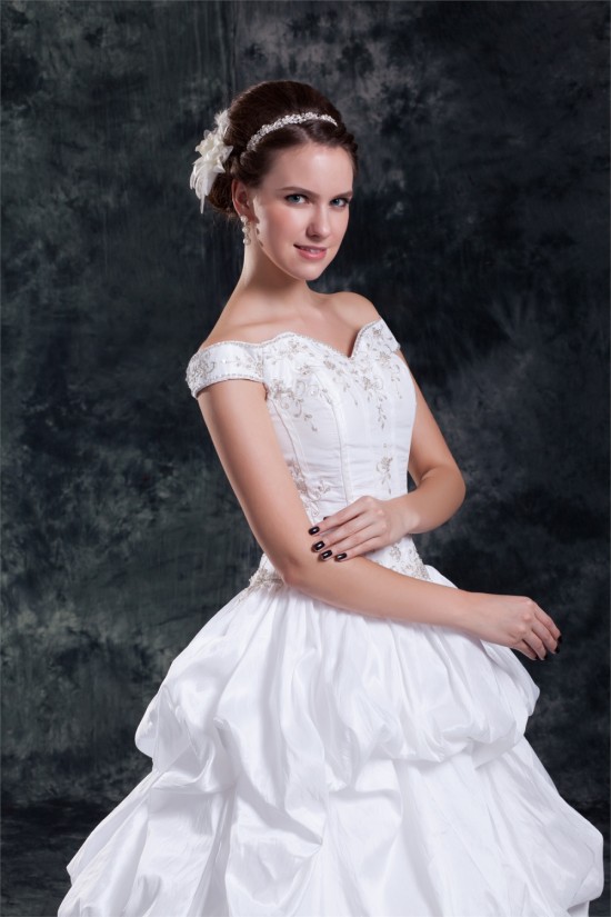 Wholesale Sleeveless Taffeta Off-the-Shoulder Ball Gown Wedding Dresses 2031420 Wholesale Sleeveless Taffeta Off-the-Shoulder Ball Gown Wedding Dresses 2031420