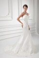 Wholesale Sweetheart Satin Sleeveless Mermaid/Trumpet Lace Wedding Dresses 2031421