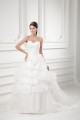 Wholesale Sweetheart Sleeveless Ball Gown Satin Organza Wedding Dresses 2031422