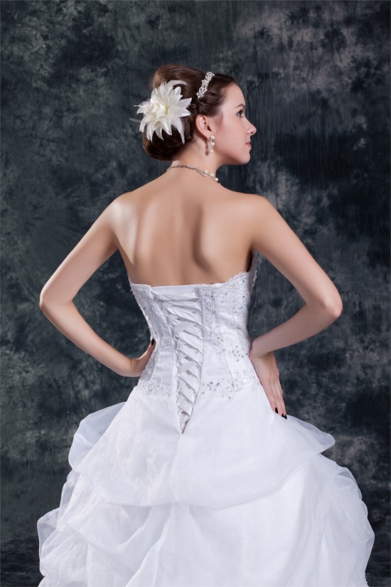 Wonderful Ball Gown Strapless Satin Organza Sleeveless Wedding Dresses 2031427 Wonderful Ball Gown Strapless Satin Organza Sleeveless Wedding Dresses 2031427