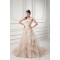 Wonderful Halter Ball Gown Sleeveless Satin Organza Wedding Dresses 2031428