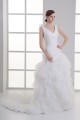 Wonderful Satin Organza Ball Gown Sleeveless V-Neck Wedding Dresses 2031429 Wonderful Satin Organza Ball Gown Sleeveless V-Neck Wedding Dresses 2031429