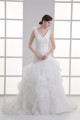 Wonderful Satin Organza Ball Gown Sleeveless V-Neck Wedding Dresses 2031429 Wonderful Satin Organza Ball Gown Sleeveless V-Neck Wedding Dresses 2031429
