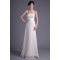 Wonderful Sleeveless Strapless Satin Lace A-Line Wedding Dresses 2031431