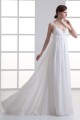 Wonderful V-Neck Sleeveless Chiffon Beaded Empire Wedding Dresses Maternity Wedding Dresses 2031434