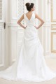 Sheath/Column V-Neck Beaded Applique Court Train Wedding Dresses 2031436 Sheath/Column V-Neck Beaded Applique Court Train Wedding Dresses 2031436