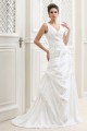 Sheath/Column V-Neck Beaded Applique Court Train Wedding Dresses 2031436 Sheath/Column V-Neck Beaded Applique Court Train Wedding Dresses 2031436