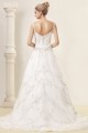 A-Line Straps Sleeveless Court Train Wedding Dresses 2031437
