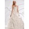 A-Line Sweetheart Beaded Lace Court Train Wedding Dresses 2031450
