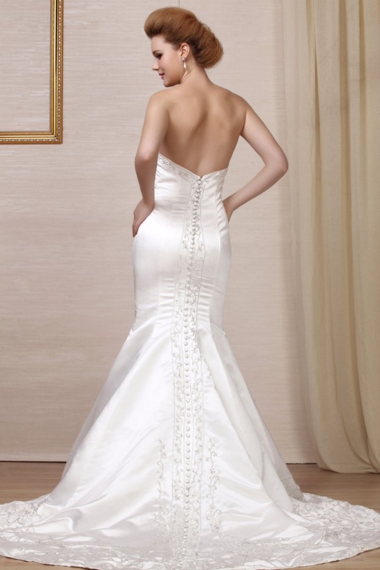 Trumpet/Mermaid Strapless Court Train Wedding Dresses 2031451 Trumpet/Mermaid Strapless Court Train Wedding Dresses 2031451