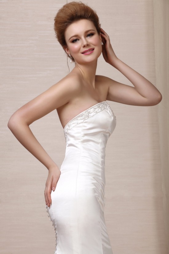 Trumpet/Mermaid Strapless Court Train Wedding Dresses 2031451 Trumpet/Mermaid Strapless Court Train Wedding Dresses 2031451