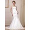 Trumpet/Mermaid Strapless Court Train Wedding Dresses 2031451