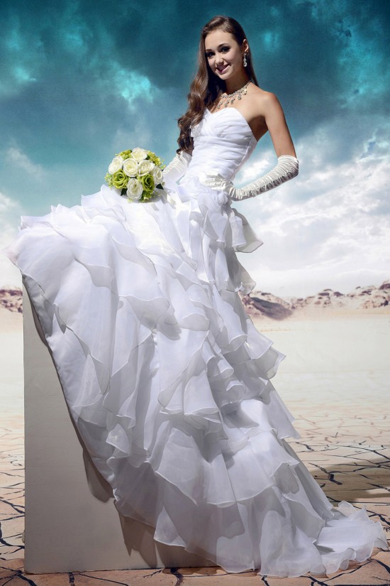 A-Line Sweetheart Court Train Wedding Dresses 2031452 A-Line Sweetheart Court Train Wedding Dresses 2031452