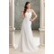 Sheath/Column Strapless Court Train Wedding Dresses 2031457