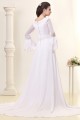 A-Line Sweep Train Long Sleeve Beaded Chiffon Wedding Dresses 2031458 A-Line Sweep Train Long Sleeve Beaded Chiffon Wedding Dresses 2031458