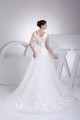 Fantastic V-Neck Satin Lace Organza Mermaid/Trumpet Wedding Dresses 2030146 Fantastic V-Neck Satin Lace Organza Mermaid/Trumpet Wedding Dresses 2030146